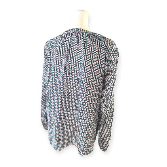 Velvet-Stylish Multi-Color Patterned Blouse - Picture 2 of 4